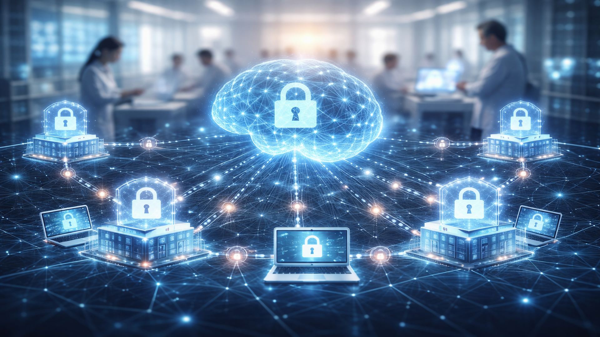 Federated Learning on Blockchain: Privacy-Preserving AI Model Training for Healthcare