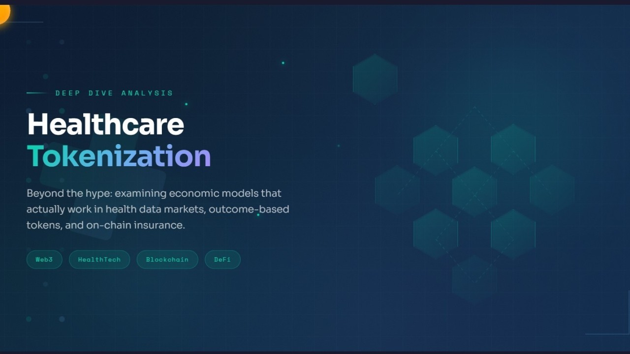 𝐇𝐞𝐚𝐥𝐭𝐡𝐜𝐚𝐫𝐞 𝐓𝐨𝐤𝐞𝐧𝐢𝐳𝐚𝐭𝐢𝐨𝐧: 𝐁𝐞𝐲𝐨𝐧𝐝 𝐇𝐲𝐩𝐞 𝐭𝐨 𝐑𝐞𝐚𝐥 𝐄𝐜𝐨𝐧𝐨𝐦𝐢𝐜 𝐌𝐨𝐝𝐞𝐥𝐬